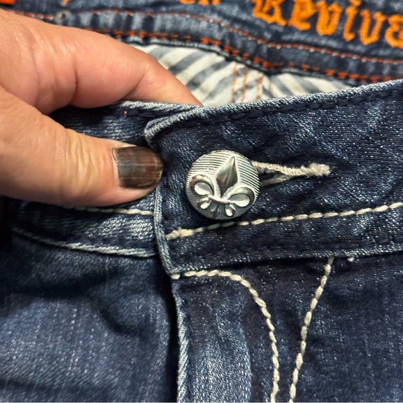 Rock Revival Liberty Boot Cut Stylish Blue Women's Jeans Y2K Vintage 31 EUC - Picture 8 of 14